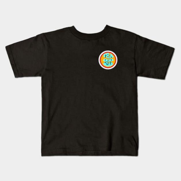 Circle Logo Design Kids T-Shirt by TEA@SCAD